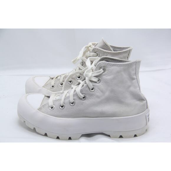 Converse Chuck Taylor All Star High Lugged Shoes Women’s Size 7 Gray A02574C - Picture 5 of 11